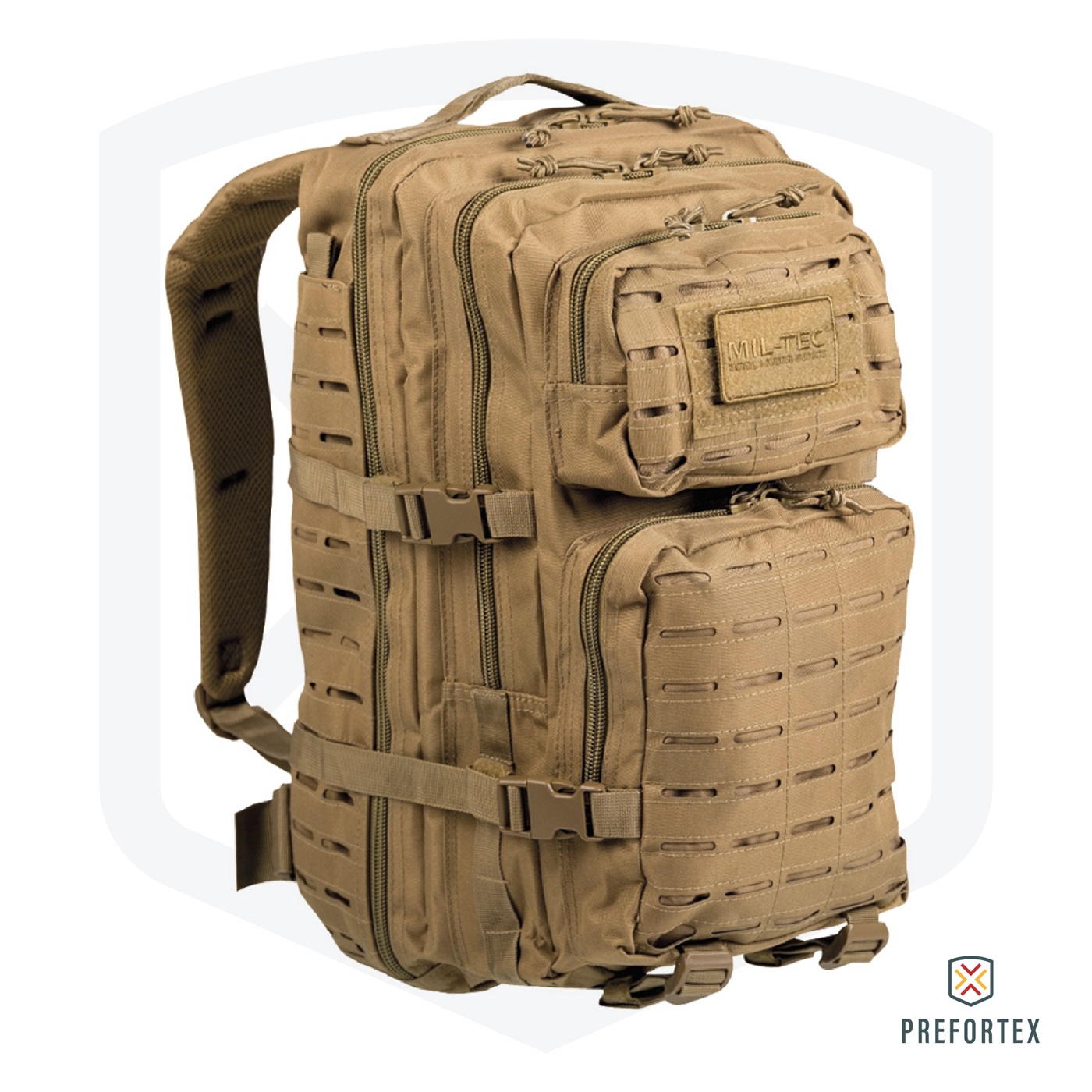 Mochila Assault Mil-Tec 36 L corte láser