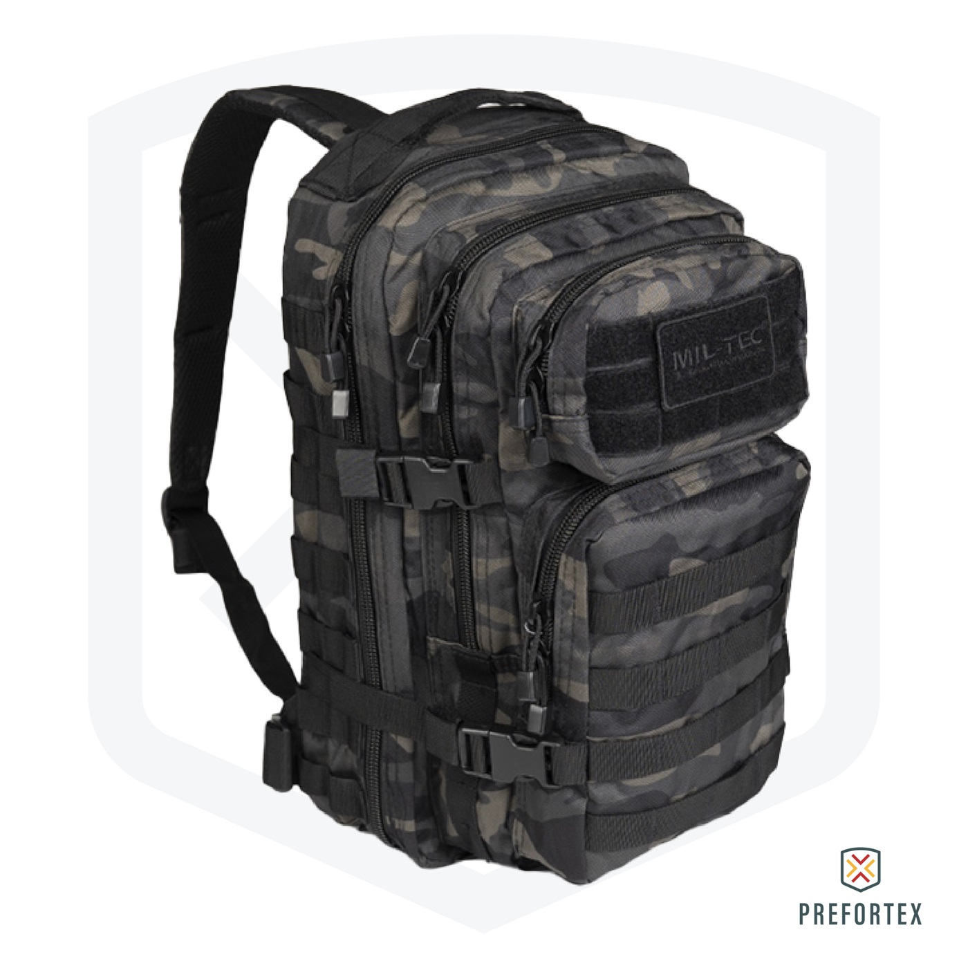 Mochila militar Mil-Tec Dark Camo