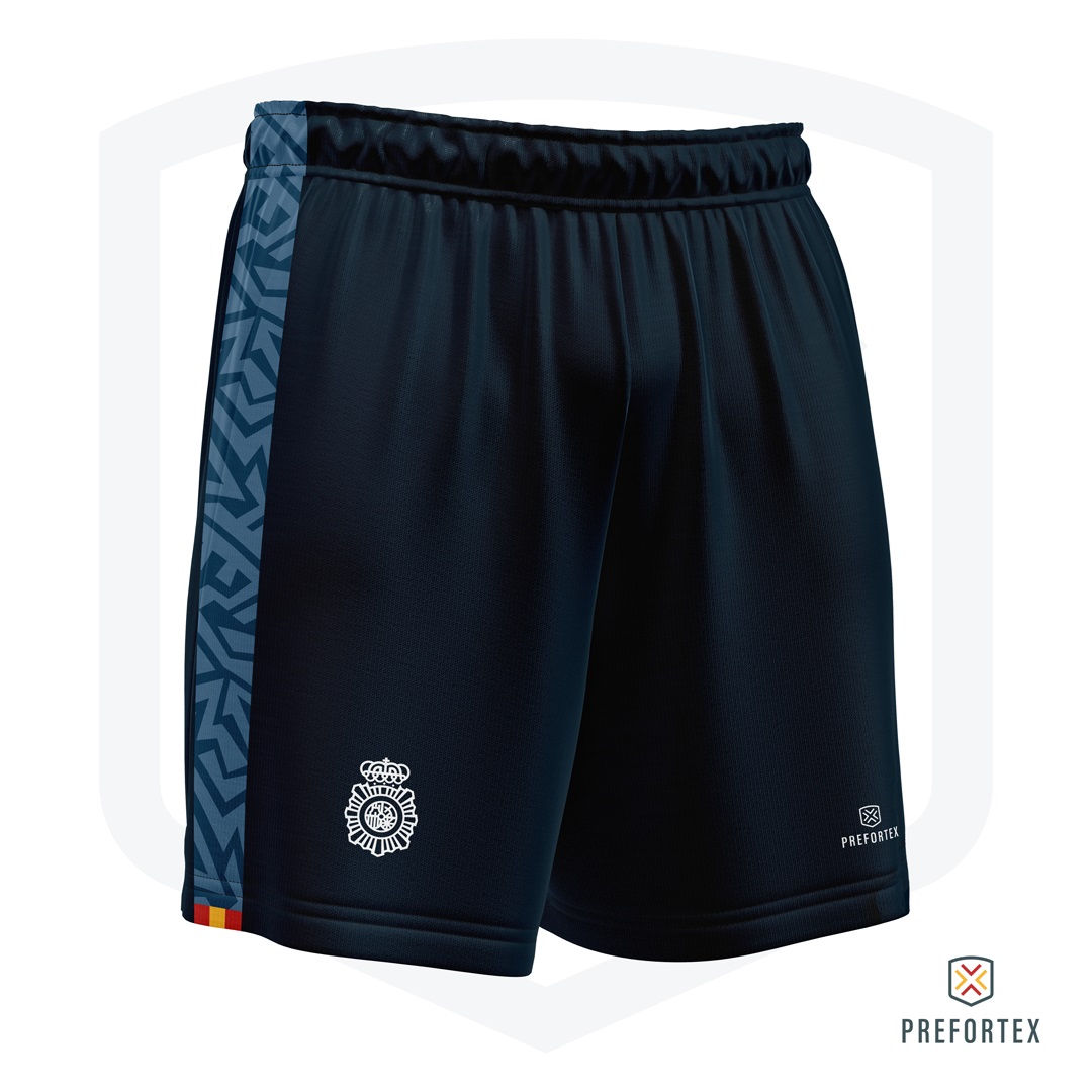 Pantalón corto deportivo policía nacional